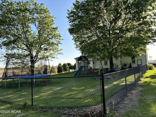 8989 Ridge Rd, Delphos, OH 45833 - community playground featuring a trampoline