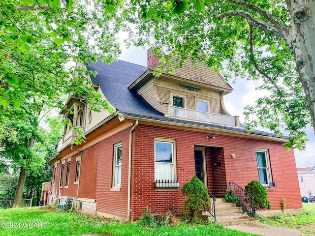 view of front of home