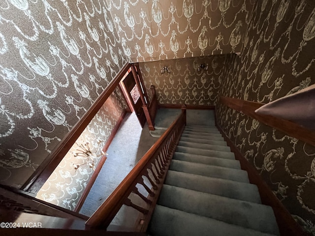 view of staircase