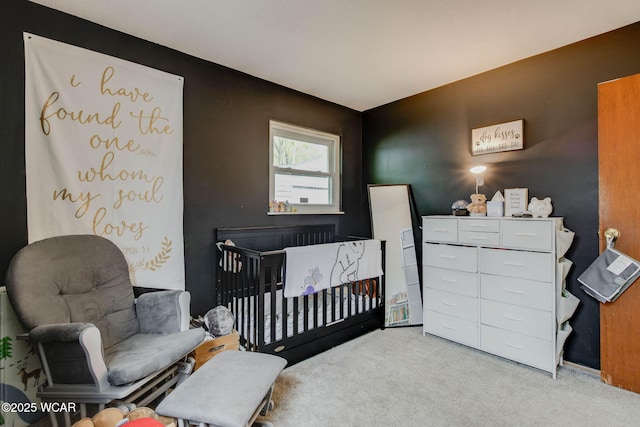 1153 Bahama Dr, Lima, OH 45801 - bedroom featuring carpet flooring and a crib
