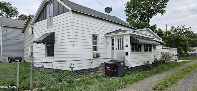 820 N Main St, Lima, OH 45801 - view of property exterior featuring board and batten siding and cooling unit