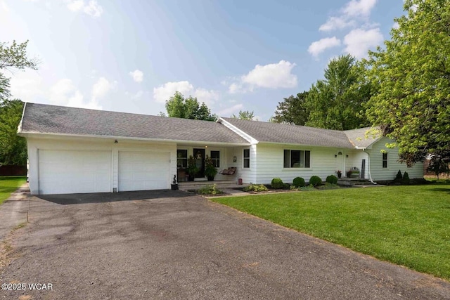 9826 State Route 65, Ottawa, OH 45875 - ranch-style house with a front lawn and a shingled roof