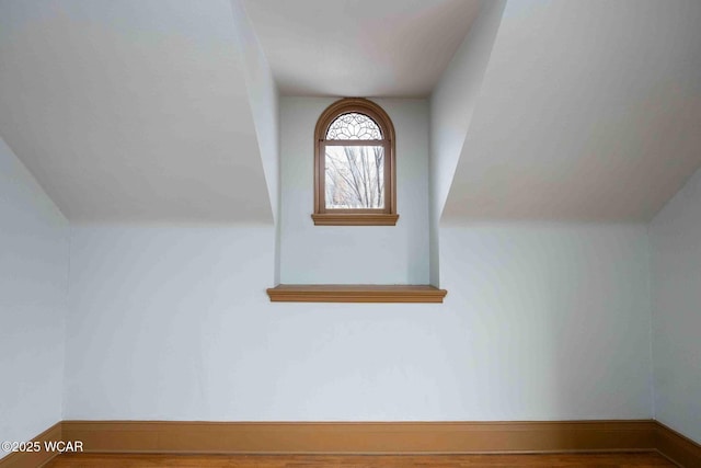 bonus room with hardwood / wood-style floors