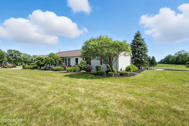 19318 Middle Point Rd, Van Wert, OH 45891 - view of front of property featuring a front lawn and a water view