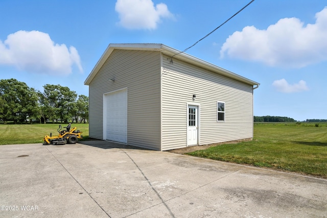 19318 Middle Point Rd, Van Wert, OH 45891 - detached garage featuring concrete driveway