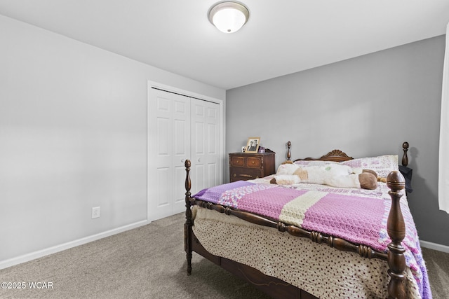 120 Barnsbury Dr, Lima, OH 45804 - carpeted bedroom with baseboards and a closet