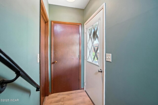 591 Monticello Ave Unit A, Lima, OH 45804 - doorway with light wood-style flooring