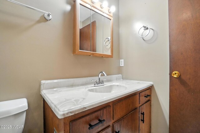 591 Monticello Ave Unit A, Lima, OH 45804 - half bath with vanity and toilet