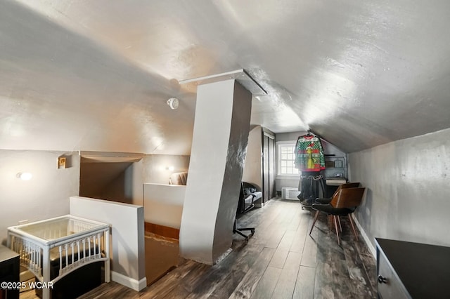 227 N Clay St, Delphos, OH 45833 - bonus room featuring wood finished floors and vaulted ceiling