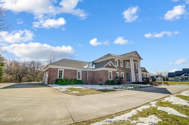 view of neoclassical / greek revival house