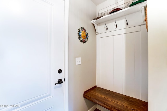 view of mudroom