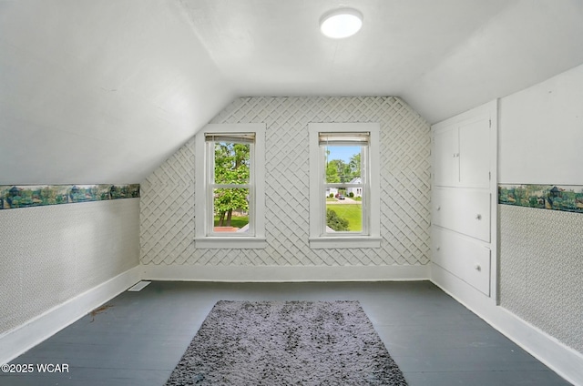 510 N Walnut St, Van Wert, OH 45891 - bonus room with vaulted ceiling and wallpapered walls