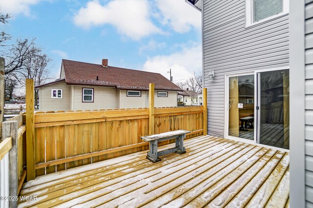 520 Orena Ave, Lima, OH 45804 - view of wooden deck