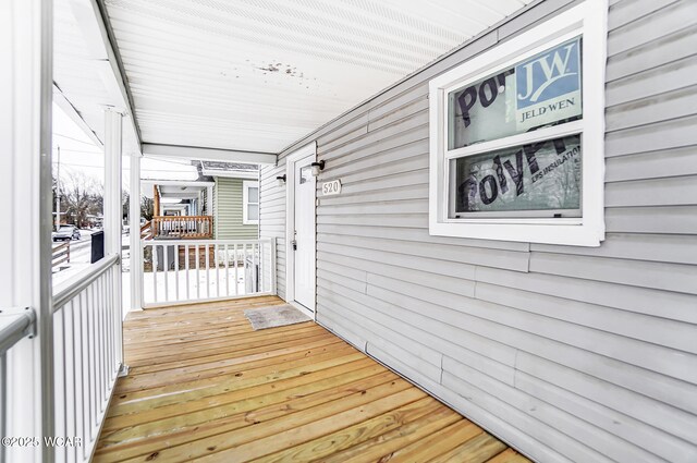 520 Orena Ave, Lima, OH 45804 - view of wooden terrace