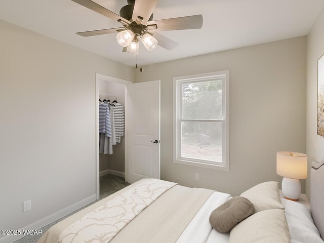 3232 Schooler Rd, Lima, OH 45806 - bedroom with a ceiling fan and carpet floors