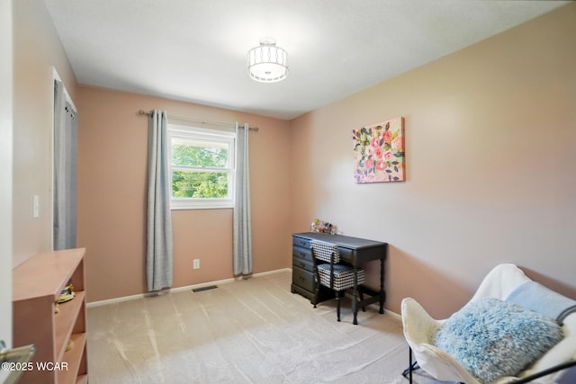 2715 Goldenrod Ln, Findlay, OH 45840 - sitting room with baseboards and light carpet