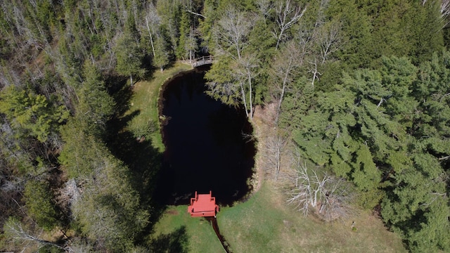 aerial view with a view of trees