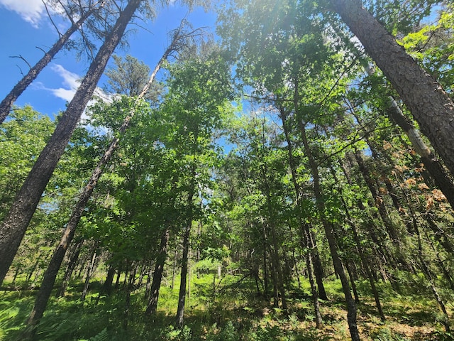 view of landscape with a view of trees