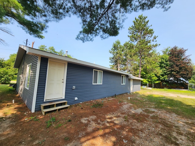 view of back of property