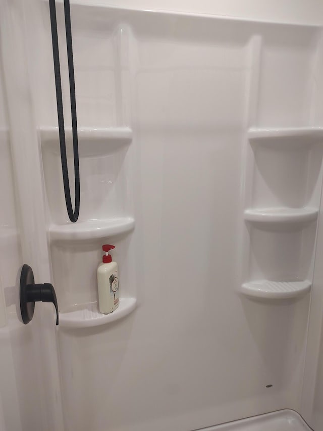 details with a shower