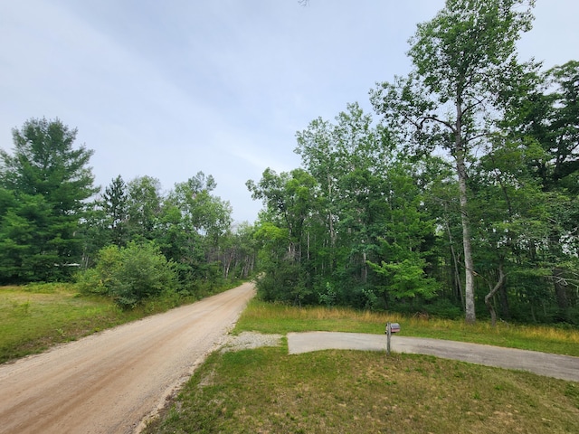 view of road