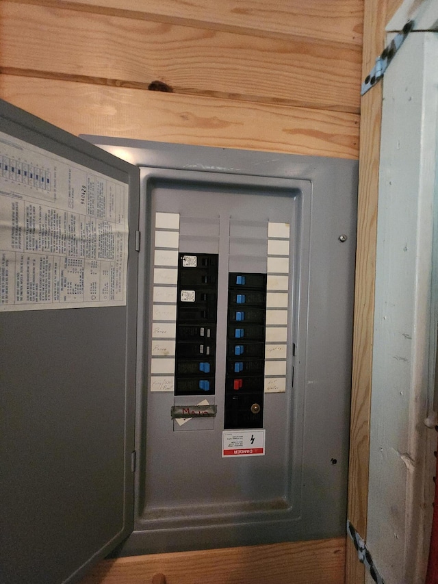 utility room featuring electric panel