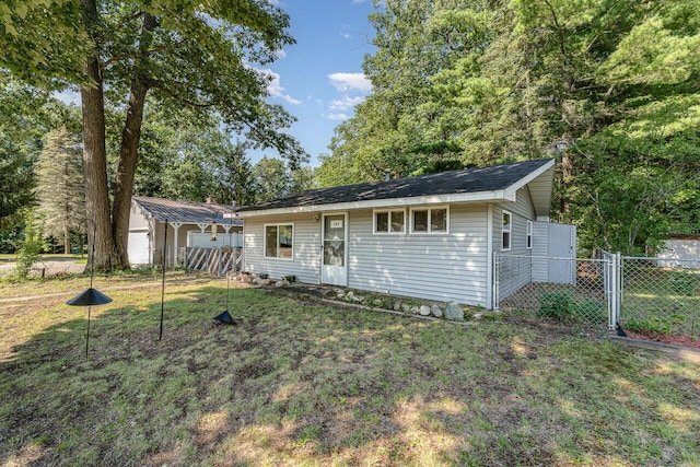 view of ranch-style house