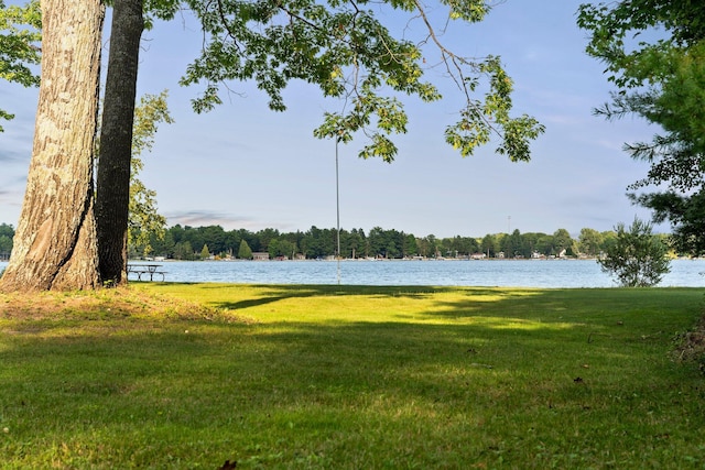 view of water feature