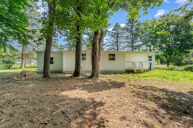 view of rear view of property