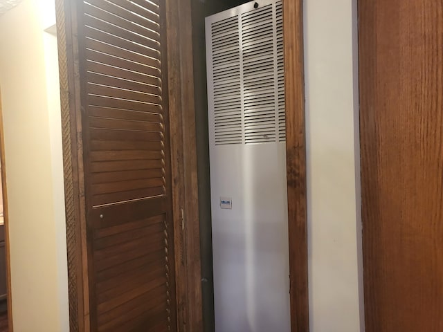 room details with a heating unit