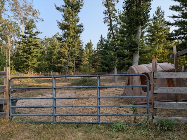 view of stable