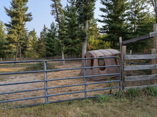 view of stable