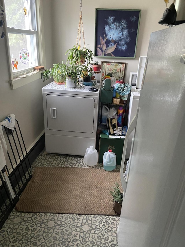 laundry room with washer / clothes dryer and laundry area