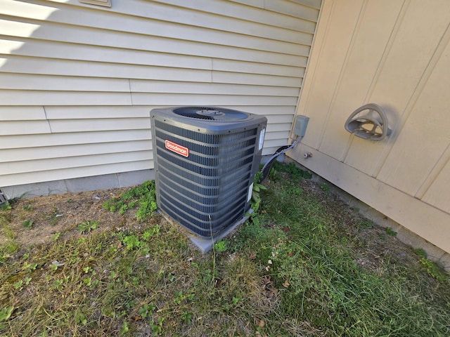 exterior details with central AC unit