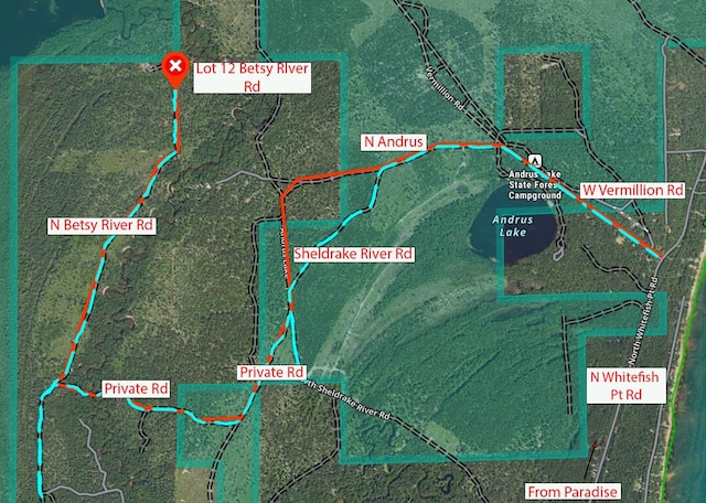 Listing photo 2 for LOT12 N Betsy River Rd, Paradise MI 49768