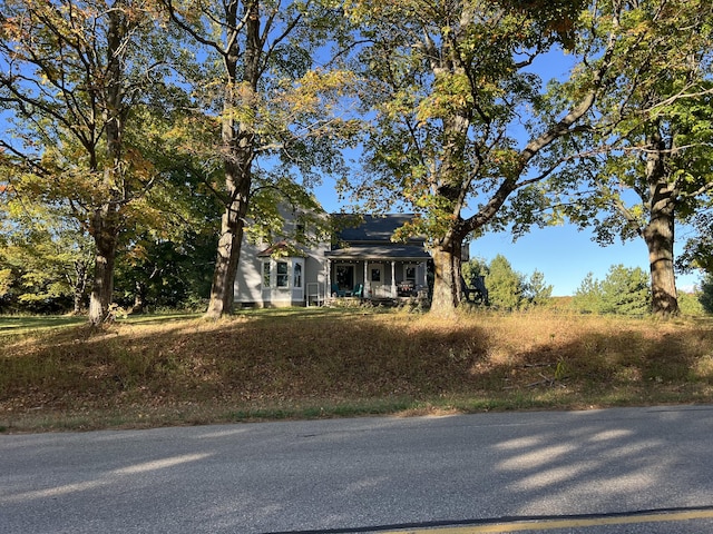 view of front of home with a porch