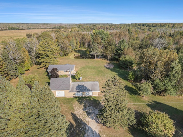 aerial view with a view of trees