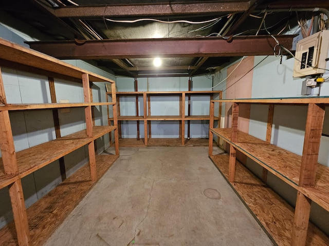 view of storage room