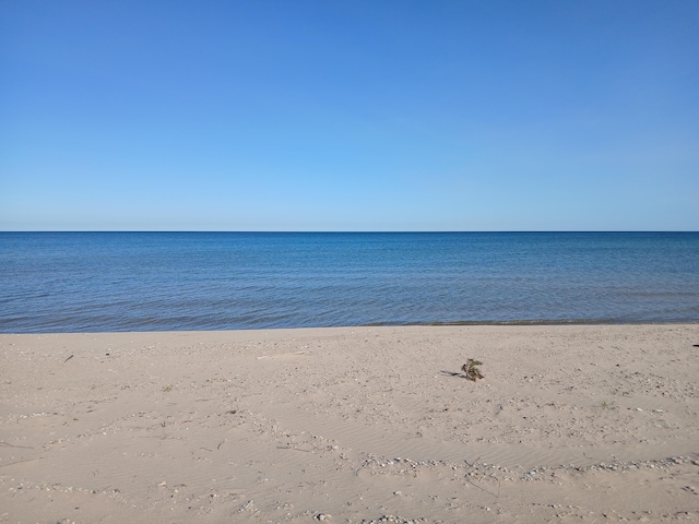 water view featuring a beach view