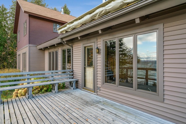 view of deck