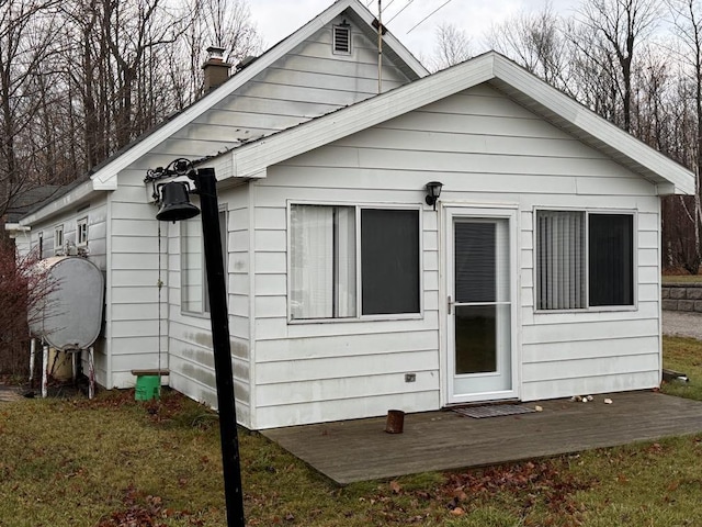 view of rear view of house