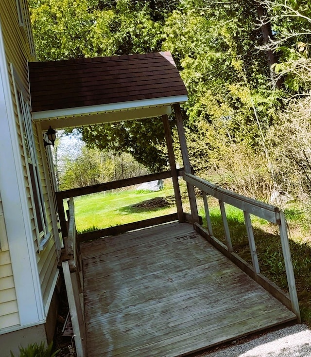 view of deck