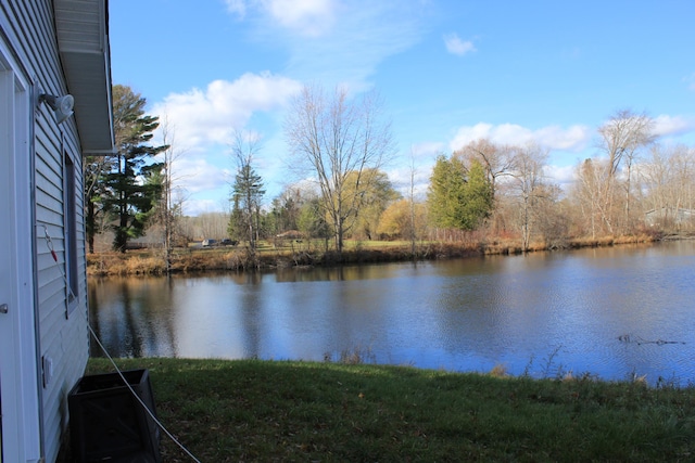 view of water feature