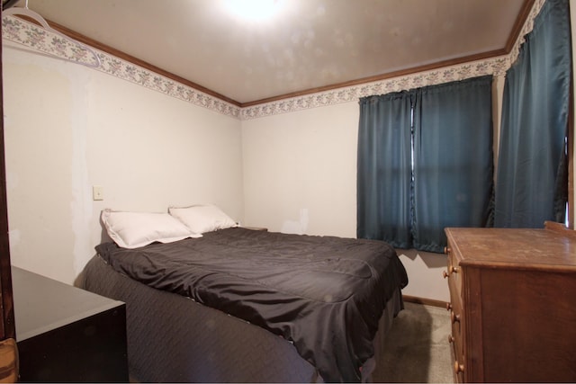 bedroom with carpet floors