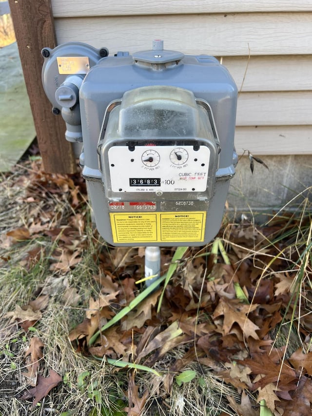 details featuring gas meter