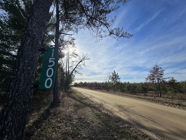 view of road