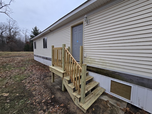 view of property entrance