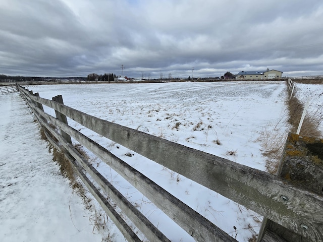 view of dock featuring fence