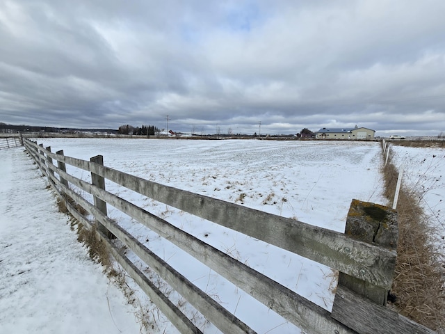 view of dock with fence