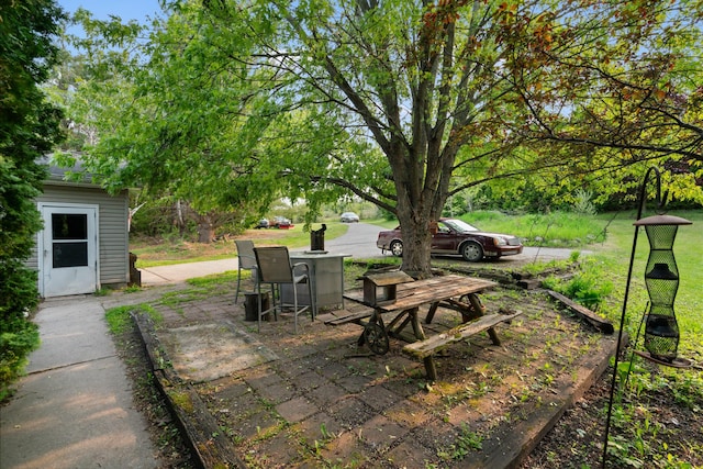 6626 Varonica Ln, Cheboygan, MI 49721 - view of patio with outdoor dining space
